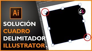 Cuadro delimitador en Illustrator NO APARECE  SOLUCIÓN ✅✅ [upl. by Yanat878]