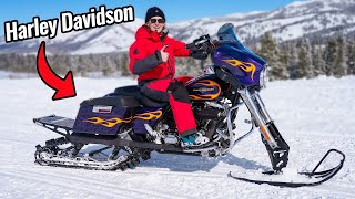 Harley Davidson Snow Bike [upl. by Mieka878]