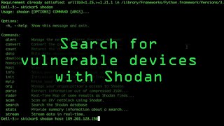 Search for Vulnerable Devices Around the World with Shodan Tutorial [upl. by Earized275]