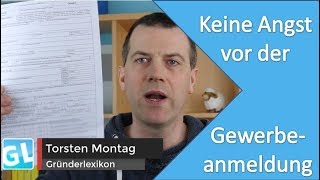 Gewerbe anmelden Formular zur Gewerbeanmeldung ausfüllen ohne Angst [upl. by Honniball]