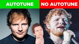 Autotune Vs No Autotune Ed Sheeran Katy Perry amp More [upl. by Riccardo]