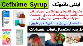 Antibiotic Syrup for babiesHow to use Cefixime syrup [upl. by Tatianas]