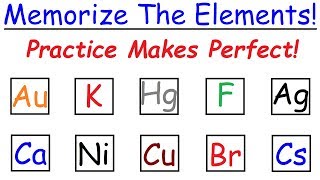 How To Memorize The Periodic Table Through Practice [upl. by Weinhardt261]