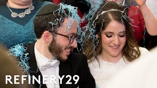 The Deep Meaning Behind An Orthodox Jewish Wedding  World Wide Wed  Refinery29 [upl. by Ithnan19]