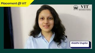 Placement Testimonials  Vellore Institute of Technology [upl. by Alexi841]