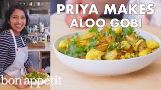 Priya Makes Roasted Aloo Gobi  From the Test Kitchen  Bon Appétit [upl. by Herates]