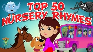 Top 50 Hit Songs  Collection Of Animated Nursery Rhymes For Kids [upl. by Alled]