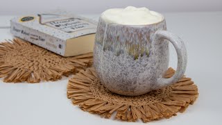 DIY Crochet Raffia Coaster  The Hook Nation [upl. by Liamsi]