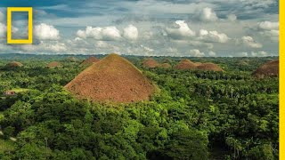 Soar Over the Chocolate Hills in the Philippines  National Geographic [upl. by Hezekiah]