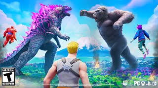 Fortnite STORYLINE  GODZILLA VS KONG [upl. by Lai893]