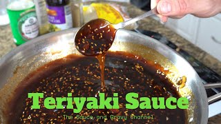 Teriyaki Sauce  Pantry Style Teriyaki Sauce  At Home Teriyaki Sauce  Easy Homemade Teriyaki Sauce [upl. by Amerd]