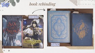 paperback to antique hardcover  book rebinding [upl. by Rosabella]