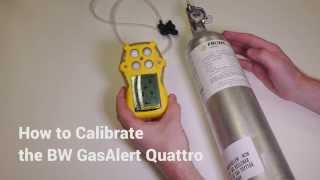 BW GasAlert Quattro Calibrate [upl. by Valley]