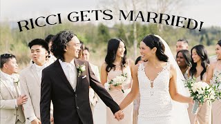 RICCIS WEDDING VLOG uncut bts [upl. by Anire]