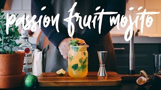 Passion Fruit Mojito  The Friday Cocktail [upl. by Atires]