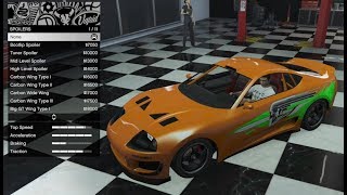 GTA 5  DLC Vehicle Customization  JESTER CLASSIC Toyota Supra and Review [upl. by Sethi974]