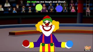 Circus  Nursery Rhyme with Lyrics amp Karaoke [upl. by Adela]