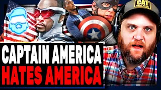 Captian America Actor HATES AMERICA In Unhinged RANT Sure To TANK Box Office For Brave New World [upl. by Baillie269]