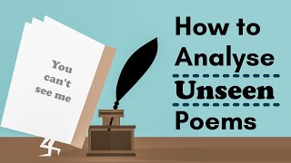 How to Analyse An Unseen Poem using TWISTUP [upl. by Mittel]