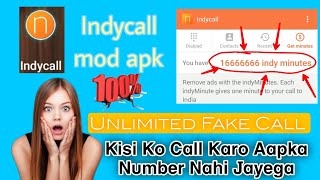 Indycall MOD APK Unlimited Fake Call Any Number Hack 2024 [upl. by Oel654]