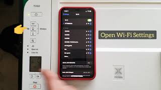 EASY WAY Iphone amp Android Canon Pixma TS3322 WiFi Set Up [upl. by Haym]