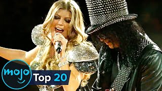 Top 20 Cringiest Halftime Show Moments [upl. by Eilah130]