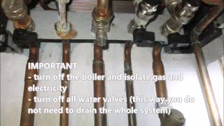 Baxi 105 boiler  DIY  How to easily change the DHW diverter valve membrane [upl. by Rondi725]