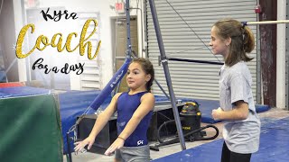 Gymnastics Coach For A Day Kyra SGG [upl. by Eus]