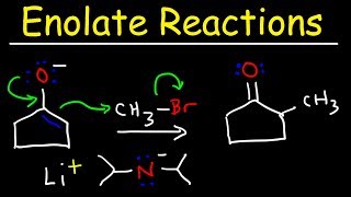 Enolate Reactions  Direct Alkylation of Ketones With LDA [upl. by Enialahs]