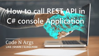 How to call REST API in C console Application  Read JSON Data  restweb api tutorial c  part 1 [upl. by Atinahc]