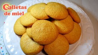 Galletas de miel MUY FACILES sin amasar [upl. by Deehahs]