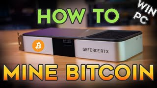 How to Mine Bitcoin on PC in 2021 Beginners Quick Start Guide  Overclocking Basics [upl. by Einahc]