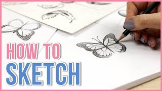 How to Sketch  Sketching Tips for Beginners  Art Journal Thursday Ep 21 [upl. by Anitahs920]