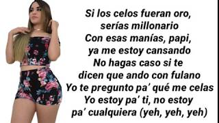 Kim Loaiza  No Seas Celoso Letra [upl. by Ofelia309]