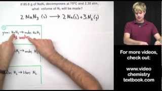 Gas Stoichiometry Equations Part 2 [upl. by Alick]