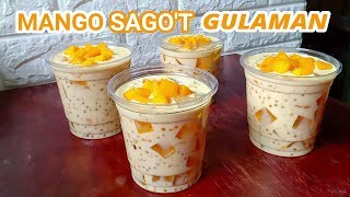 Mango Sagot Gulaman Recipe  How to Make Mango Sagot Gulaman [upl. by Slaby]