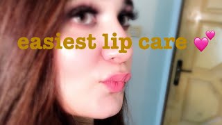 Easiest Lip Care It Makes Your Lips Smooth And Pink In 5 Days [upl. by Ahsart]