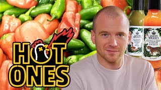 How to Make Hot Sauce  Hot Ones Extra [upl. by Meraree]