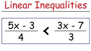 How To Solve Linear Inequalities [upl. by Nochur565]