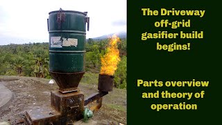 FEMA type gasifier for off grid power and fuel build Part 1 overview [upl. by Jallier]