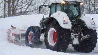 Marjollet TP  Déneigement  Fendt snow removal [upl. by Ocsicnarf232]