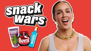 WWE Superstar Chelsea Green Rates British And American Food  Snack Wars [upl. by Penman]