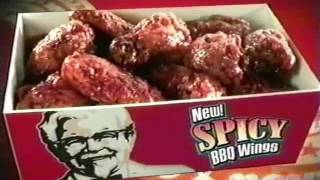 Kentucky Friend Chicken  Spicy BBQ Wings  Television Commercial  2005 [upl. by Sophey481]