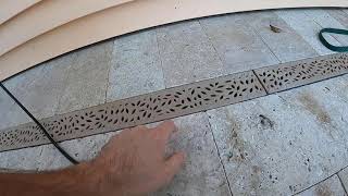 DIY  NDS Channel Drain  Review amp Installation with Pavers [upl. by Airat]