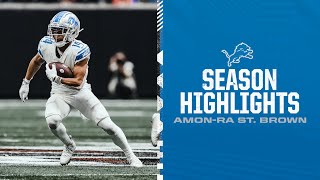 WR AmonRa St Brown Highlights  2021 Season [upl. by Hirsch705]