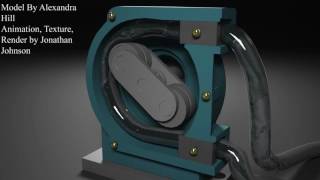 Peristaltic Pump animation [upl. by Suoivart]