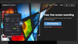 ScreencastOMatic Tutorial  FREE Screen Recording Tool [upl. by Oran284]