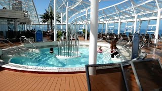 Royal Caribbean Solarium on Allure of the Seas Cruise Ship HD [upl. by Biagi]