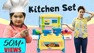 Kids PRETEND Play Cooking KITCHEN Set  ToyStars [upl. by Evol]