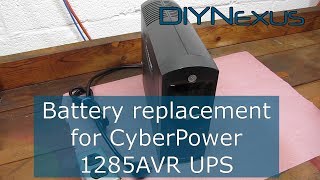 Replacing or Rebuilding the Battery pack in a CyberPower 1285AVR UPS [upl. by Ennovihc]